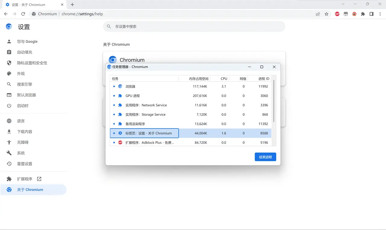 点击放大图片 纯净快速、占用内存低的浏览器:Ungoogle Chromium
