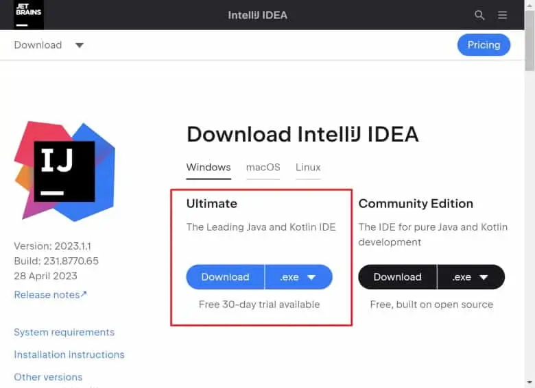 点击放大图片 IDEA2023.1.1最新破解教程